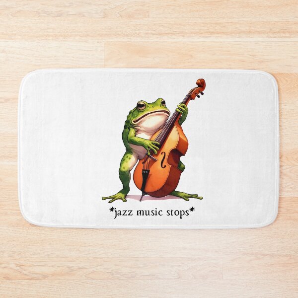 Artikelvorschau, Jazzmusik stoppt Meme-Frosch entworfen und verkauft von Batshirt.