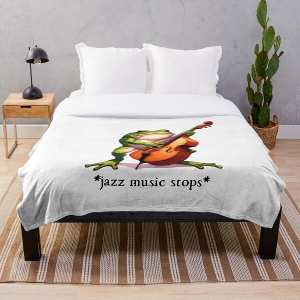 Aperçu de l'œuvre Jazz Music arrête la grenouille meme créée et vendue par Batshirt.