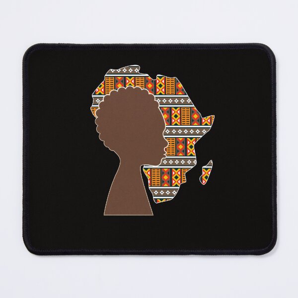 Item preview, Africa Map, Black Woman with African Pattern, Black History designed and sold by Logiamerch.