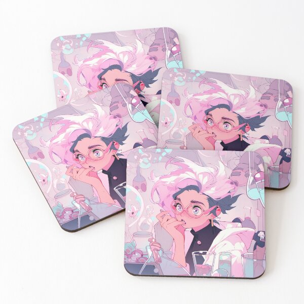 Item preview, Pink Laboratory Scientist Discovery Anime Girl designed and sold by bubblegoth.