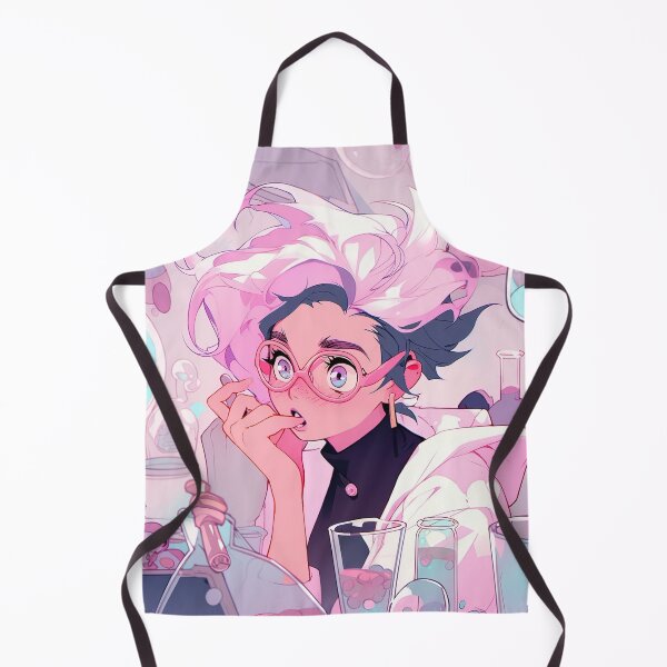 Item preview, Pink Laboratory Scientist Discovery Anime Girl designed and sold by bubblegoth.