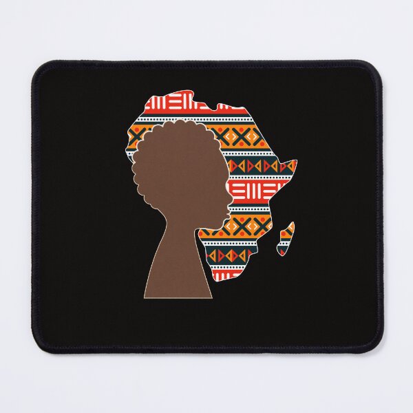Item preview, Africa Map, Black Woman with African Pattern, Black History designed and sold by Logiamerch.