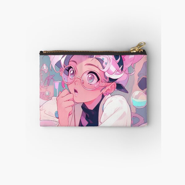 Item preview, Pastel Scientist Lab Coat Anime Girl designed and sold by bubblegoth.