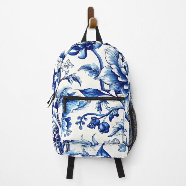 Item preview, Blue and White Floral Pattern Design designed and sold by Rostislav Bouda.