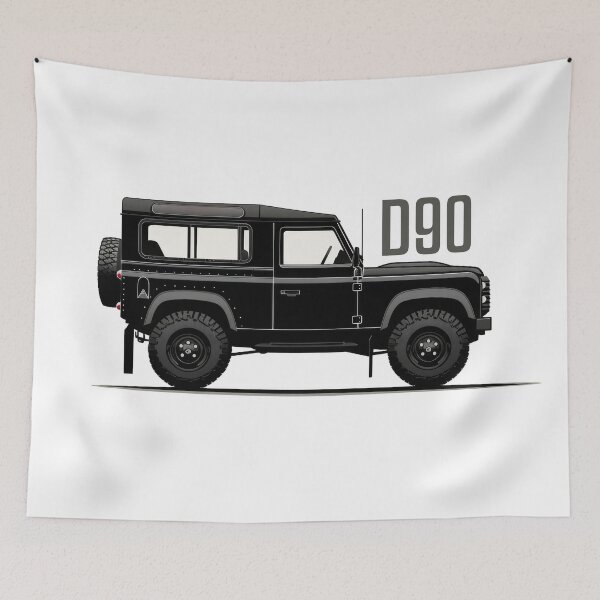 Item preview, D90 Vintage 4x4 Side Profile designed and sold by blackdogshop.