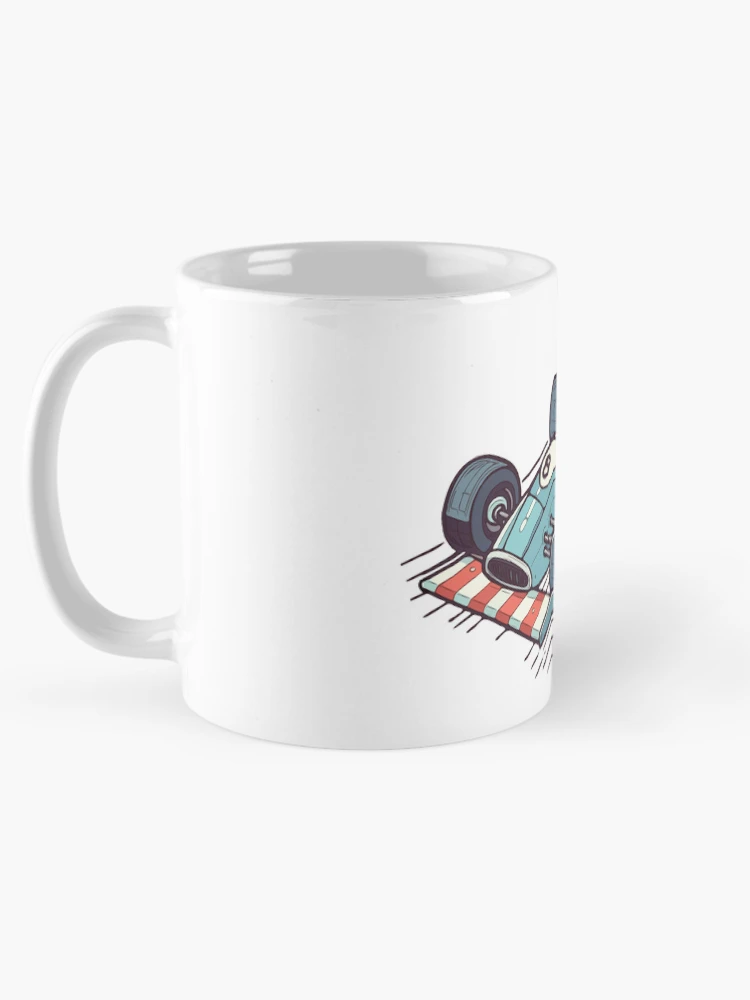 Thumbnail 5 of 6, Coffee Mug, Car Racing designed and sold by artcreatedbybill.