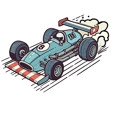 Artwork thumbnail, Car Racing by artcreatedbybill