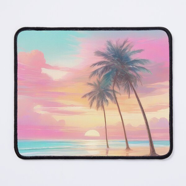 Item preview, Pastel Beach Scene Sticker (1380) designed and sold by WASjourney.