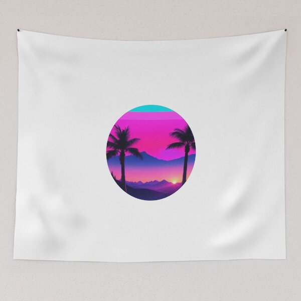 Item preview, Retrowave Sunset Serenity (1382) designed and sold by WASjourney.