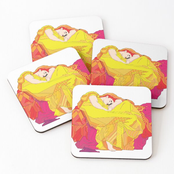 Item preview, Flaming Geometry Lady: A Modern Tribute to Flaming June by Frederic Leighton - 1895 designed and sold by W-O-A-K.