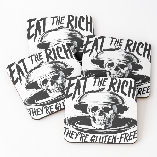 Item preview, Eat the rich, they're gluten free! designed and sold by wickedsticker.