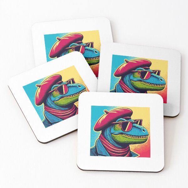 Item preview, Pop art dinosaur designed and sold by netrok.
