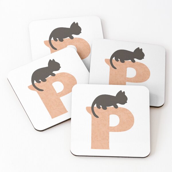 Item preview, cat on letter  P designed and sold by jkrphoto.