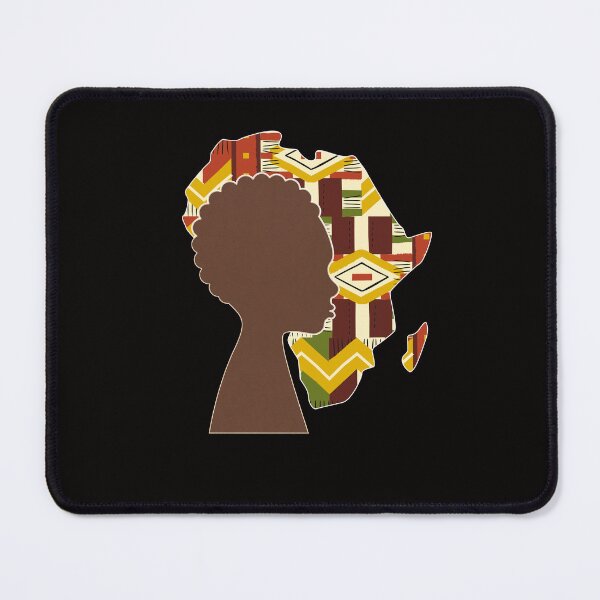 Item preview, Africa Map, Black Woman with African Pattern, Black History designed and sold by Logiamerch.