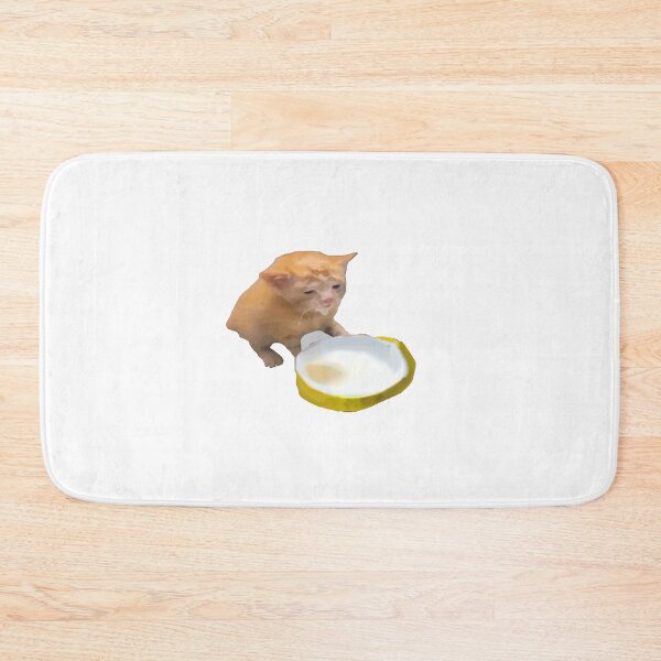 Item preview, Milk Face Cat Meme (Cursed Milk Cat) designed and sold by IcePools.