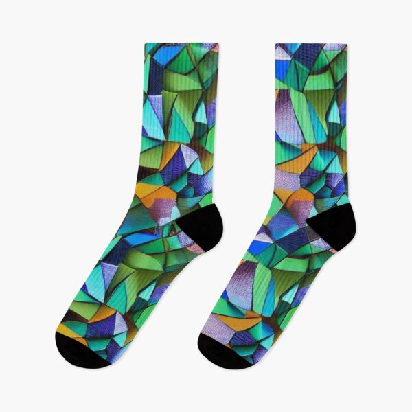 Item preview, Abstract Colorful Stained Glass Pattern designed and sold by calibrit.