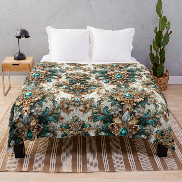 Item preview, Barroco joya verde azulado y crema designed and sold by DesignsByPrnces.