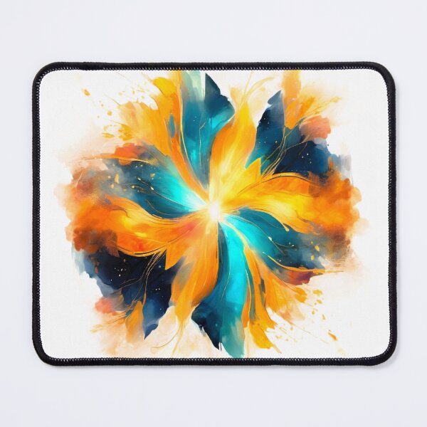 Item preview, abstract painting star vibrant colors designed and sold by janjacbu.