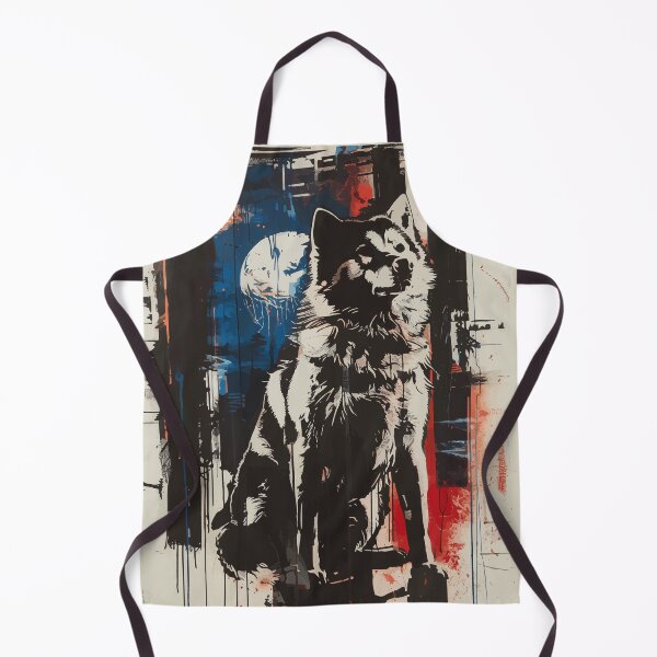 Item preview, Husky dog grunge portrait designed and sold by etherElric.