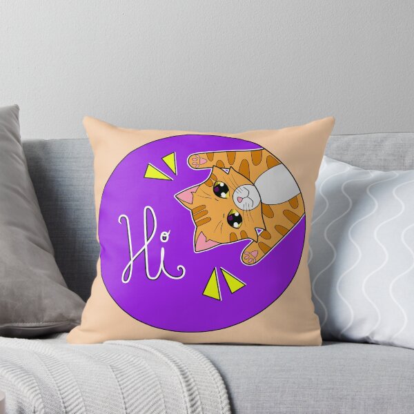 Item preview, orange cat greeting designed and sold by Natsukittyart.