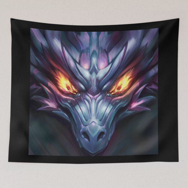 Item preview, Dragon face with burning eyes designed and sold by Paul-Place.