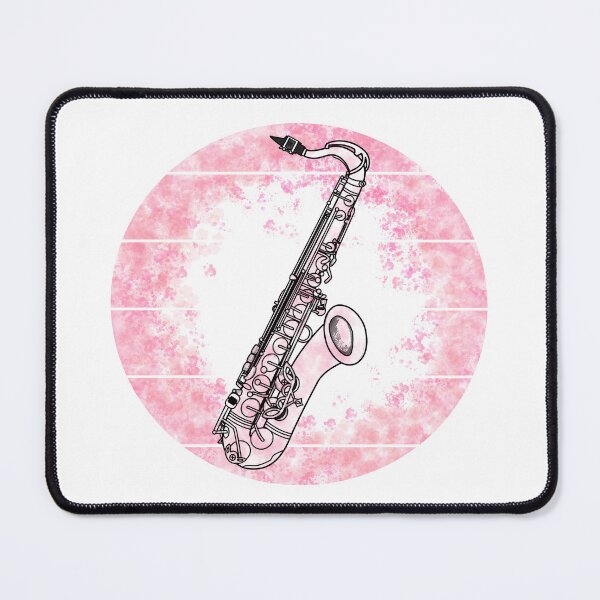 Item preview, Floral Saxophone Japanese Cherry Blossom Saxophonist Musician designed and sold by doodlerob.