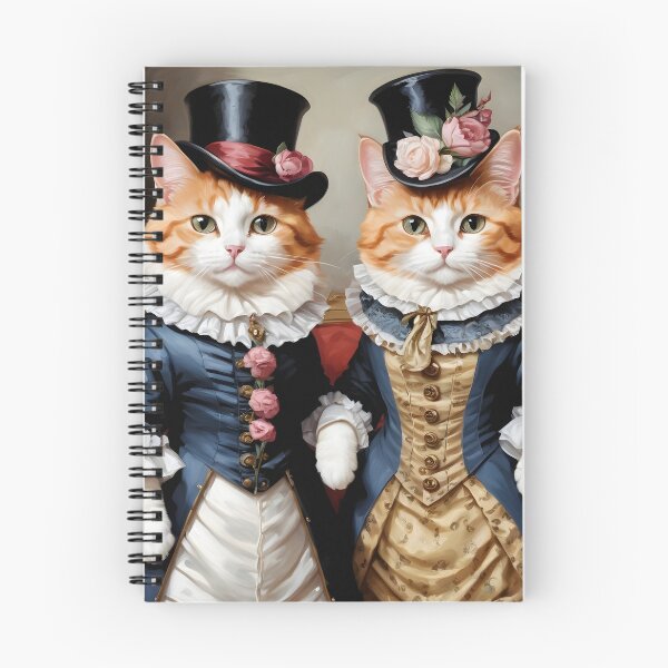 Item preview, Cats in vintage victorian dresses designed and sold by perlphoto.