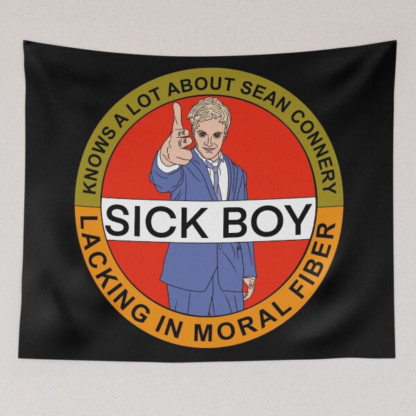 Item preview, "Trainspotting" Sick Boy designed and sold by Motel Gemini.