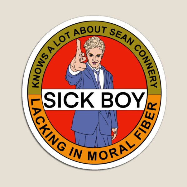 Item preview, "Trainspotting" Sick Boy designed and sold by Motel Gemini.