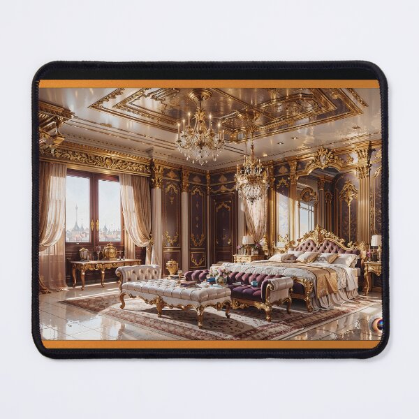 Item preview, A Luxury Suite At The Arzriden Beautiful AI Concept Art by Xzendor7 designed and sold by Xzendor7 Digital Art Creations.