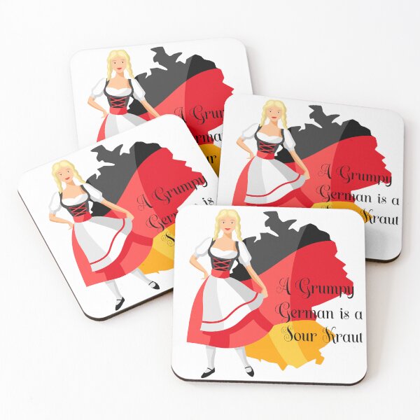 Artikelvorschau, Ein mürrischer Deutscher ist ein saures Kraut: Humorvolles Druckdesign entworfen und verkauft von C-CheleSells.