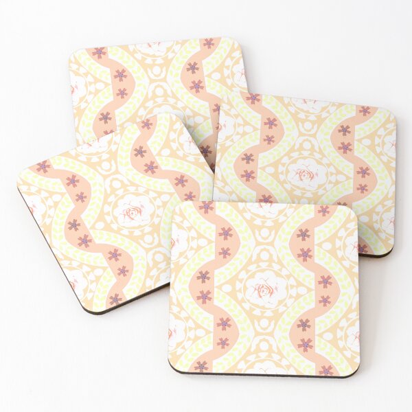 Item preview, Abstract geometrical curvy flora art. designed and sold by Meteryards.