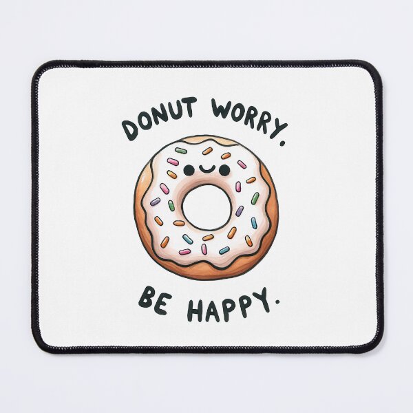 Item preview, Funny Quotes - Donut Worry. Be Happy. designed and sold by Magnuna.