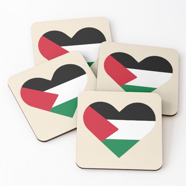 Item preview, Free Palestine - Palestinian Flag Heart (علم فلسطين‎) Sticker designed and sold by NYXFN.