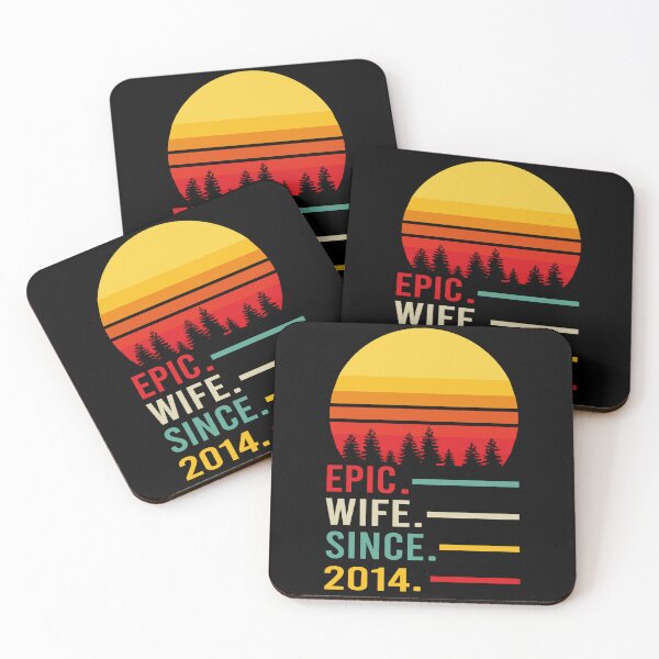 Item preview, Epic Wife Since 2014 Vintage designed and sold by Red-Gifts.