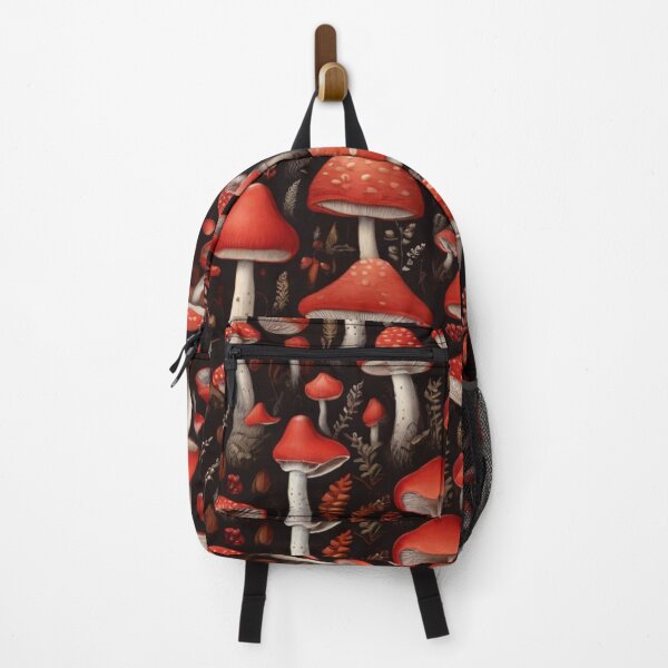 Item preview, Enchanting Red Mushroom Patterns: Nature-Inspired Delights for Your Space designed and sold by AYACHI90.