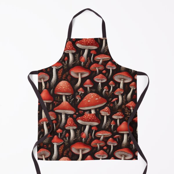 Item preview, Enchanting Red Mushroom Patterns: Nature-Inspired Delights for Your Space designed and sold by AYACHI90.
