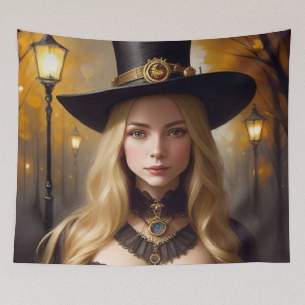 Item preview, Steampunk :Girl at Garden Village  designed and sold by TheDarkWardrobe.