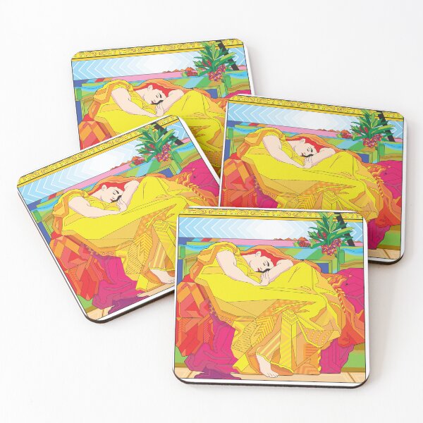 Item preview, Flaming Geometry:  A Modern Tribute to Flaming June by Frederic Leighton designed and sold by W-O-A-K.