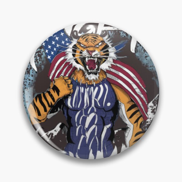 Item preview, GraffitiZooArt happy tiger triumph designed and sold by Imaginarium of Chaos falcon88 .