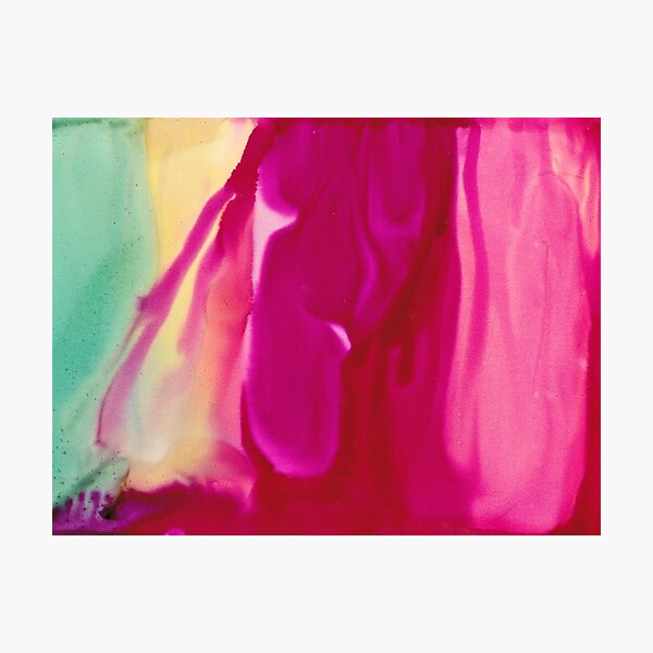 Abstract Print - Ice Cream Photographic Print
