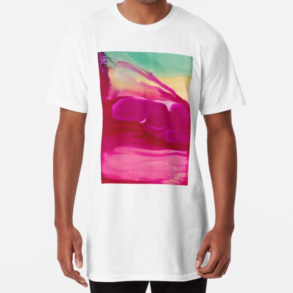 Abstract Print - Ice Cream Long T-Shirt