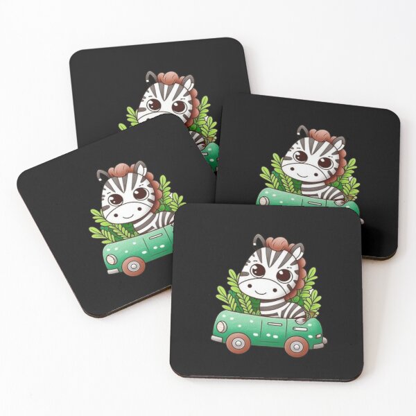Item preview, Cute zebra in a car designed and sold by Culmika.