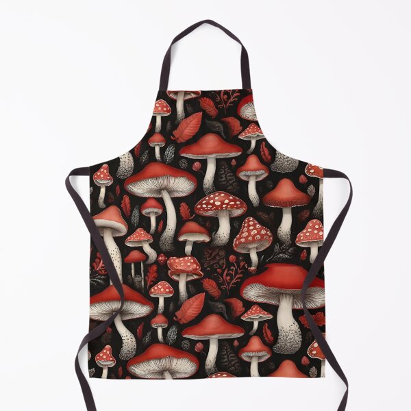 Item preview, Enchanting Red Mushroom Patterns: Nature-Inspired Delights for Your Space designed and sold by AYACHI90.