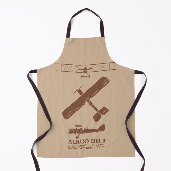 Item preview, Airco DH.9 British WW1 Biplane Bomber Silhouettes Infographic Diagrams designed and sold by MilitaryMart.