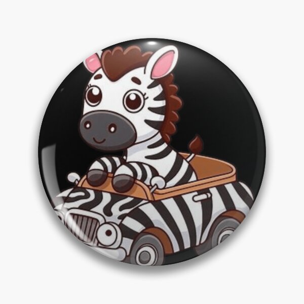 Item preview, Cute zebra in a car designed and sold by Culmika.
