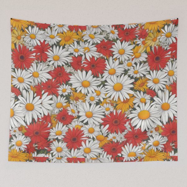 Item preview, Vibrant Blooms: Colorful Spring Daisies designed and sold by ZipperDragon88.