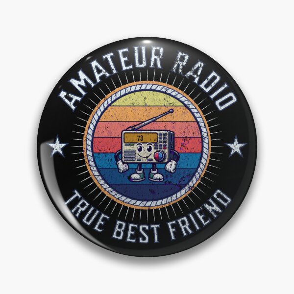 Item preview, Amateur Radio True Best Friend Ham Radio Mascot Cool Gifts For Amateur Radio Lovers Radio Operator Amateur Radio Enthusiast Distressed designed and sold by Waves-of-Art.