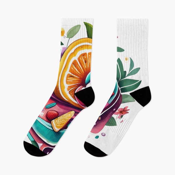 Item preview, Tropical Sorbet Swirl Watercolor Design designed and sold by NiftyWrx.
