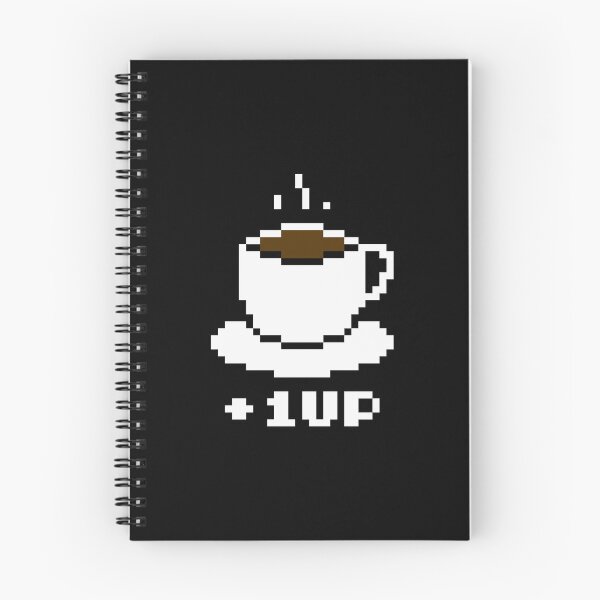 Item preview, +1UP Coffee Pixel Art designed and sold by Quilimo Studio.